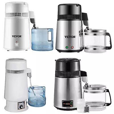 VEVOR 4L Water Distiller Purifier Machine Countertop Stainless Steel Interior • $63.99