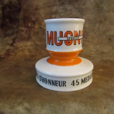 Vintage  Mugnier Aperitif  Porcelain Match Holder &Striker/Good Condition! • $44.99
