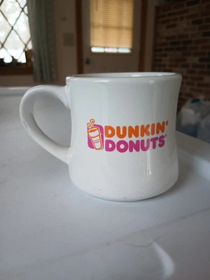 $11.99 • Buy Vintage Dunkin' Donuts Heavy Ceramic Coffee Cup/Mug 14oz Retro Diner Excellent!
