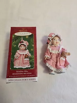 Mistletoe Miss Hallmark Ornament 2001 1st In Series Porcelain • $12.99