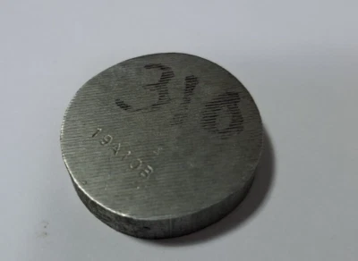 $20 • Buy Unknown Metal Reference Material / Standard Alloy XRF X-Ray Fluorescence 19A10B
