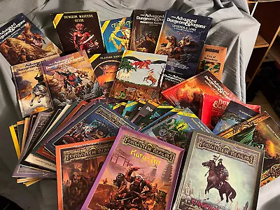 Vintage AD&D 1st Edition Advanced Dungeons & Dragons TSR Hardcover 38 Item Lot • $641.72