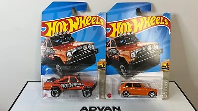 Hot Wheels FACTORY ERROR '73 Jeep J10 BAJA BLAZERS '73 HONDA CIVIC CUSTOM VHTF!! • $39.99