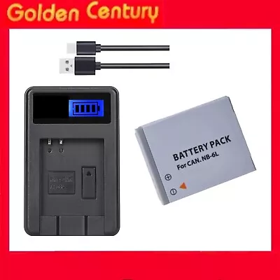 Battery & Charger For Canon PowerShot SX270 HS SX280 HS SX510 HS SX520 HS HQ • $29.95