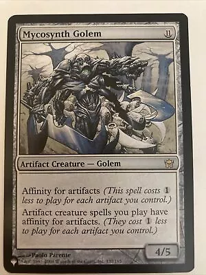 MTG Mycosynth Golem The List 137/165 Regular Rare • $34.99