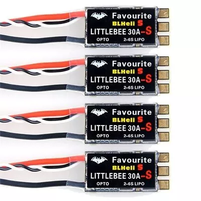 1PC FVT Little Bee BLHeli-s 20A/30A ESC 2-6 S Supports Mulitshot DSHOT Oneshot42 • $12.99