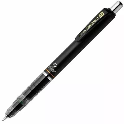 Zebra Delguard Mechanical Pencil 0.7mm BLACK Barrel • $8.95