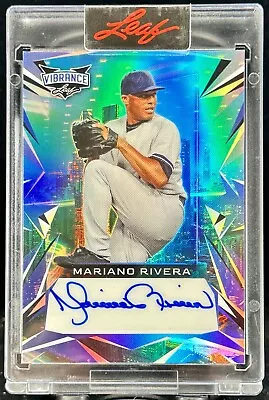 2023 Leaf Vibrance Mariano Rivera Auto /25 • $41