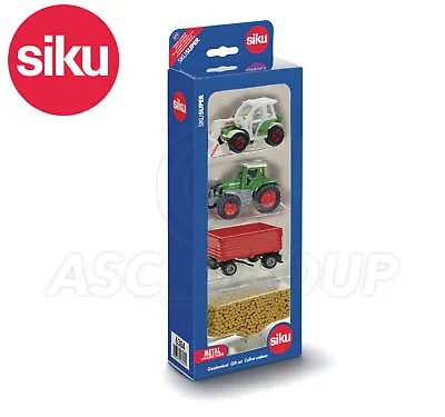 £18.45 • Buy SIKU NO.6304 1:87 SIKU GIFT SET - LOADER TRACTOR TRAILER GRAIN Dicast Model Toy