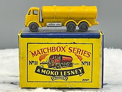 Matchbox Moko Lesney No 11A ERF Road Tanker 1955 NMint In B Box All OrigN.O.S • $324