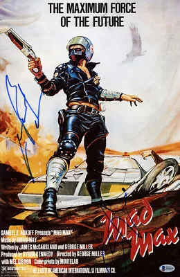 MEL GIBSON GEORGE MILLER SIGNED AUTOGRAPHED 12x18 PHOTO MAD MAX RARE BECKETT BAS • $1665