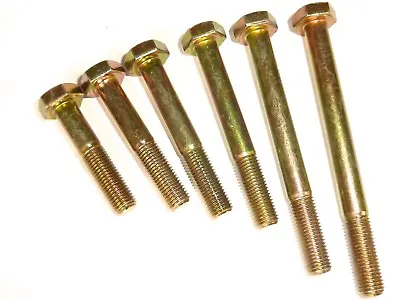 M12 X 1.25 X 50 60 70 80 100 Fine Pitch 8:8 DIN960 HEXAGONAL HEX HEAD BOLTS  R6B • £6.49