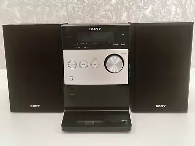 Sony HCD-FX300i Micro Hi Fi Component Ipod Iphone Dock CD / AM-FM System • £44.50