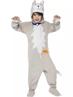 £18.99 • Buy Childs Fancy Dress Smudge The Cat One Piece Costume Boys Girls Suit By Smiffys