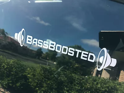 BASS BOOSTED Jdm Drift Window Fits Alpine Kenwood Sub Speakers Sony Car Sticker • $5.98