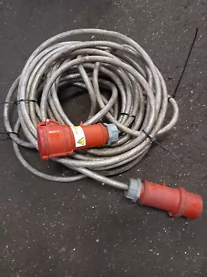 Mennekes 20m 3ph Sy Cable Leads 415v 32a 5 Pin Three Phase Tools & Machinery • £190