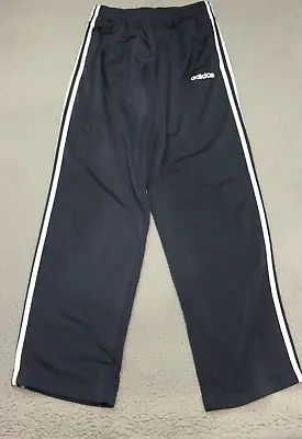 Adidas Track Pants Men's Size Medium Blue White 3 Strips On The Side • $28.88