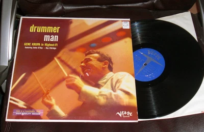 $19.99 • Buy GENE KRUPA Drummer Man Verve EX Mono ANITA O'DAY Roy Eldridge Let Me Off Uptown