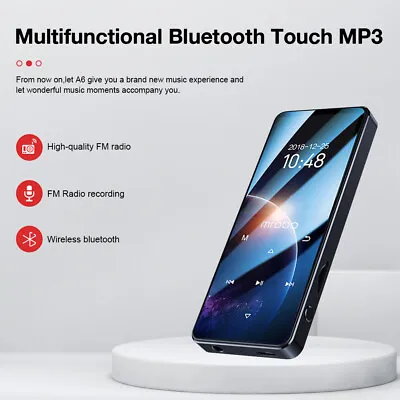 Bluetooth MP3 Player 4GB MP4 Media FM Radio Recorder HIFI Sport Music Speakers • $28.39