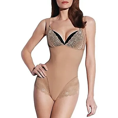 Simone Perele Top Model Medium Control Bodysuit M Nude • $102.85