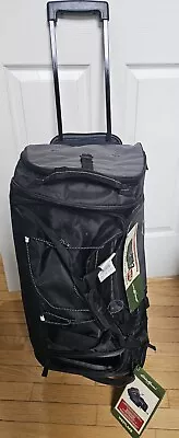 NEW Eddie Bauer Westlake 2pc 27  ROLLING Duffle Gear Bag Luggage + BONUS 20  Bag • $109.90