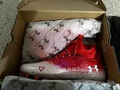 $89.99 • Buy Under Armour, UA Spotlight Lux, MC 2.0 Football Cleats, Red Ombre, Size 13 NEW