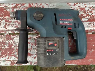 £14.99 • Buy Bosch Hammer Drill Professional GBH 24 VFR One Battery 24V 3,0 Ah - See Pictures
