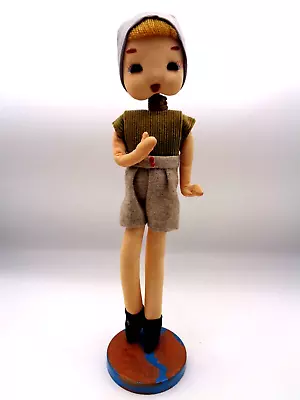 Mid Century Bradley Doll 13  On Stand / Shorts Outfit & Headscarf-CUTE! • $8.99