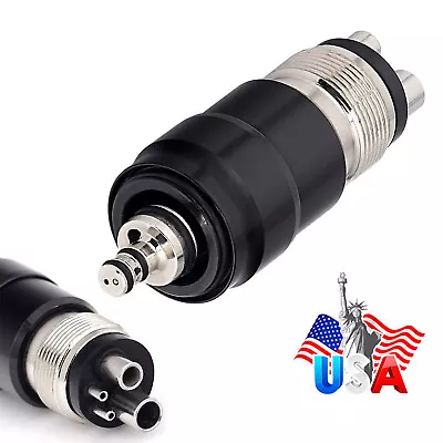 Dental Quick Coupler Connector Swivel Adapter 4 Holes For High Speed Handpiece • $12.99