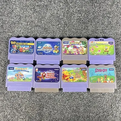 $19.99 • Buy VTech V.Smile Learning System Video Games Cartridge Lot Of 8; Scooby Doo, Mickey