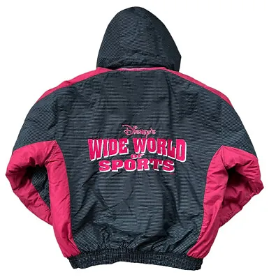 Vintage Logo Athletic Disney Wide World Of Sports Cast Member Coat Size XL EUC • $64.99