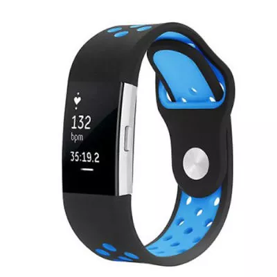 NEW Fitbit Charge 2 Soft Silicone Replacement Spare Sport Band Bracelet Strap AU • $13.99