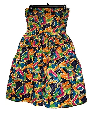 Rare VTG Morton Myles For The Warrens 80’s Rainbow Sequin Party Dress Size 6 • $99.99