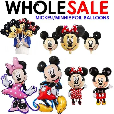 Mickey Minnie Mouse Theme Birthday Party Foil Air Fill Balloon UK Seller • £1.39