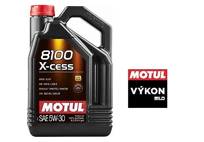 Motul® 8100 X-cess 5w30 High Performance Engine Oil 5 Liter * 108946 • $60.36