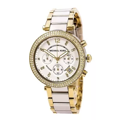 Michael Kors MK5687 Scout Two Tone Ladies Chrono Watch • $75