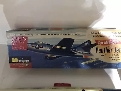 Vintage Monogram Speeder Bilt Panther Jet F9f U.S. Navy • $19.99