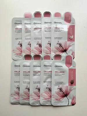 [MediHeal] Collagen Essential Korean Facial Mask 10 Sheets-Shipped From UK • £13.98