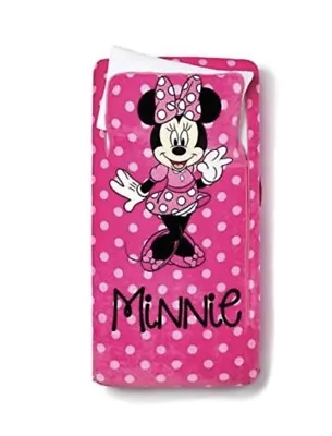 ZippySack Minnie Mouse Blanket Zip Up Kids Bedding Fleece Fitted Twin Pre-owned • $20