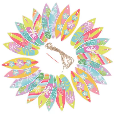 27pcs Summer Hanging Paper Ornaments For Hawaiian Luau Party Decor • $10.99