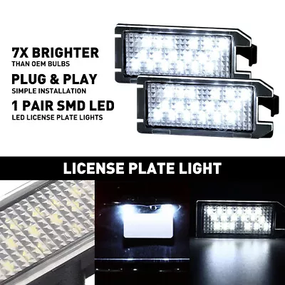 2PCS Full LED Rear Bumper License Plate Light Tag Lamp For 2015-2017 Dodge Viper • $12.99