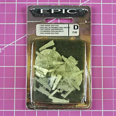 Epic 40K Space Marine Drop Pods Metal - Rare & OOP - Warhammer Armageddon Pod • $66.95