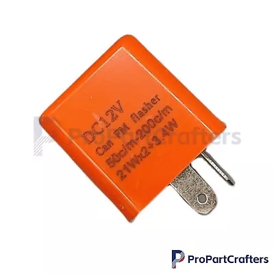 12V 2Pin Electronic LED Flasher Relay Fix Turn Signal Bulbs Hyper Flash Issue • $3.79