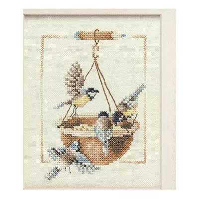 Lanarte Cross Stitch Kit - Feeding Dish With Birds 34540 • £11.50