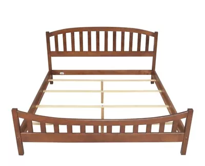 Ethan Allen American Impressions Queen Sleigh Bed Autumn Cherry And Dresser • $1099