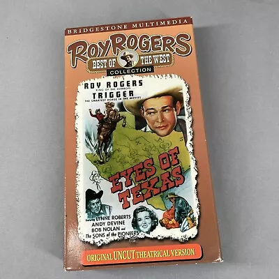 Roy Rogers VHS Video Eyes Of Texas • $10