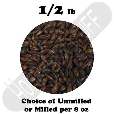 BLACK BARLEY 500°L Homebrew Beer Dark Malt Choose Unmilled Or Crushed 1/2 Pound • $1.19