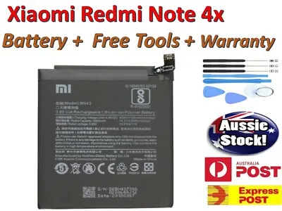 Fast Charging Xiaomi Redmi Note 4X Battery BN43 4100mAh + 2 Year Warranty. • $18.82