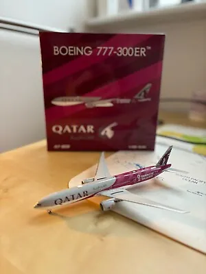 Phoenix Models Qatar Airways Boeing 777-300ER Fifa World Cup 2022 A7-BEB 1/400 • £40