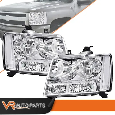 Fit For 2007-2014 Chevy Tahoe Suburban Front Headlight Headlamp Pair Set • $83.88